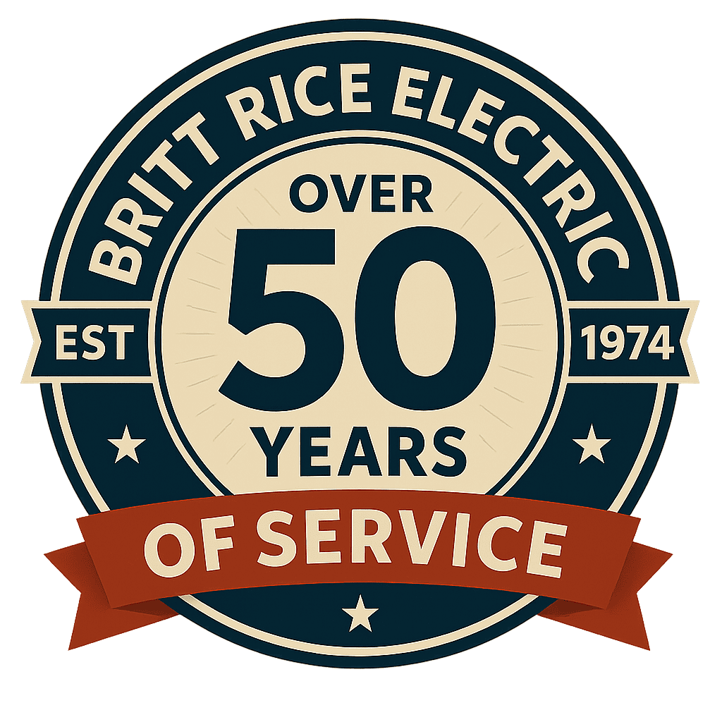 50 years of service logo