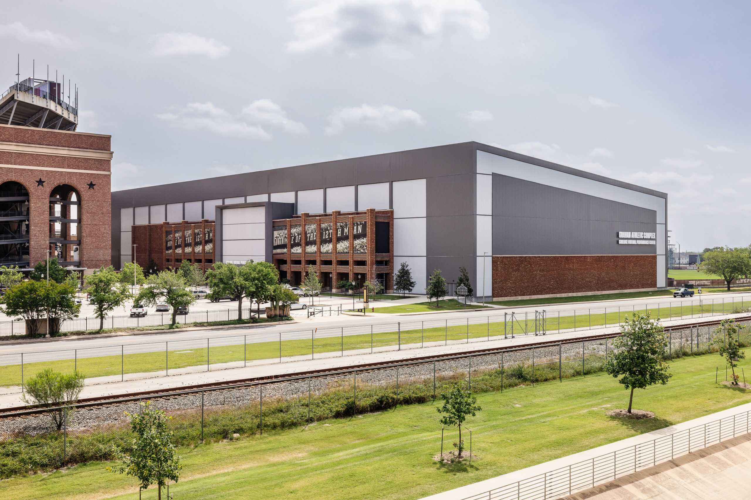 High-capacity electrical building with modern design for Britt Rice Electric.
