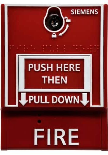 Siemens Fire Alarm Pull Down Station